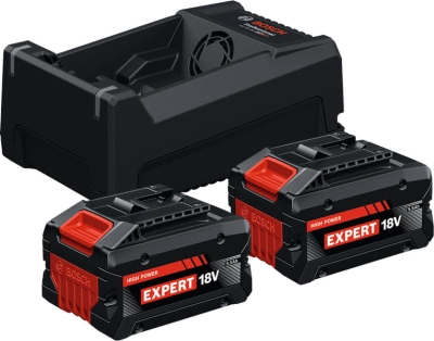 Стартов комплект батерии и зарядно Bosch Professional Expert 2xEXBA18V-55 + GAL12V/18V-80, 18 V 5.5 Ah (1600A0373P)