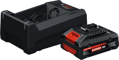 Стартов комплект батерия и зарядно Bosch Professional Expert EXBA18V-40 + GAL 12V/18V-80, 18 V, 4 Ah (1600A0373M)
