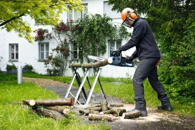 Акумулаторен верижен трион Bosch Professional GKE 18V-40, 18 V, 360 мм, 3/8", без батерии и зарядно устройство (06008D3000)