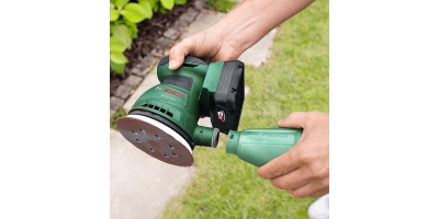 Акумулаторен ексцентършлайф Bosch EasyOrbit 18V-10, 18 V, 125 мм, без батерии и зарядно устройство (06033E4000)