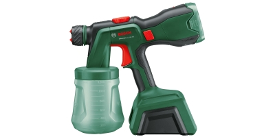 Акумулаторен пистолет за боядисване Bosch UniversalSpray 18V-300, 18 V, 300 мл/мин, 1200 мл, без батерии и зарядно устройство (0603208100)