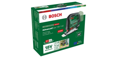 Акумулаторен прободнен трион Bosch AdvancedSaw 18V-140, 18V, 140 мм, без батерии и зарядно устройство (0603013000)