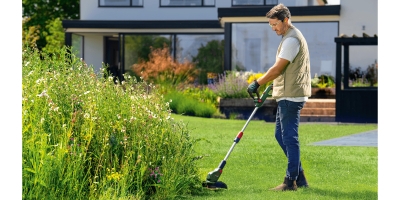 Акумулаторен тример за трева Bosch UniversalGrassCut 18V-23-450, 18 V, 2 Ah, 23 см, без батерии и зарядно устройство (06008C1G04)