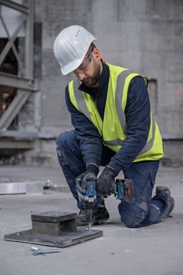 Акумулаторен ударен гайковерт Bosch Professional GDS 18V-750 C, 18 V, 5 Ah, 750 Nm, 1/2" (06019L9003)