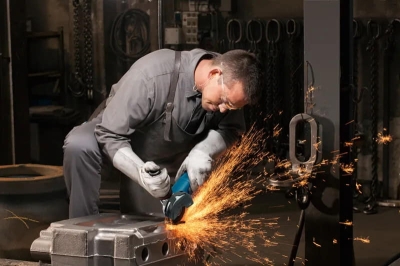 Електрически ъглошлайф Bosch Professional GWS 12-125 P, 1200 W, 125 мм (06013A6220)
