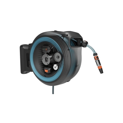 Акумулаторна стенна макара с маркуч Gardena PowerRoll XXL Solo, 13 мм, 40 м, без батерия и зарядно устройство (18645-55)