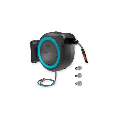 Акумулаторна стенна макара с маркуч Gardena PowerRoll XXL Solo, 13 мм, 40 м, без батерия и зарядно устройство (18645-55)