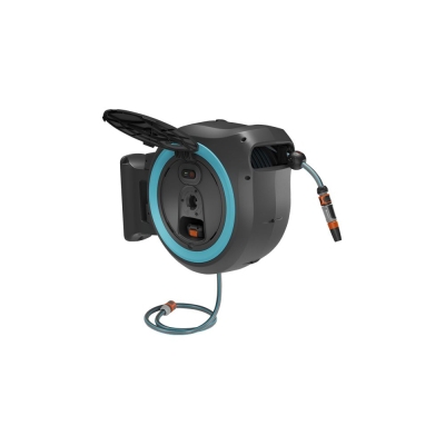Акумулаторна стенна макара с маркуч Gardena PowerRoll XXL Solo, 13 мм, 40 м, без батерия и зарядно устройство (18645-55)