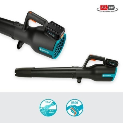 Акумулаторна въздуходувка Gardena PowerJet 18V P4A Set, 18 V, 2.5 Ah, 8.9 м³/мин (14890-20)