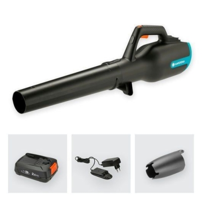 Акумулаторна въздуходувка Gardena PowerJet 18V P4A Set, 18 V, 2.5 Ah, 8.9 м³/мин (14890-20)