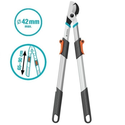 Телескопична ножица за клони Gardena Entry Lopper Telescopic, 42 мм, 65-90 см (12020-20)