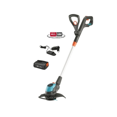 Акумулаторен тример Gardena EasyCut 23/18V P4A Set, 18 V, 2 Ah, 23 см (14700-20)