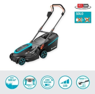 Акумулаторна косачка Gardena Powermax 37/36V P4A Solo, 18 V, 37 см, без батерия и зарядно устройство (14638-55)