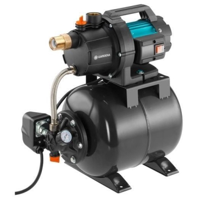 Електрическа хидрофорна помпа Gardena 3700/4, 800 W, 41 м, 3700 л/ч, 19 л (09023-20)