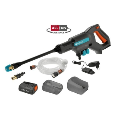 Акумулаторна водоструйка Gardena AquaClean 24/18V P4A, 18 V, 2.5 Ah, 250 л/ч., 24 бара (14800-20)
