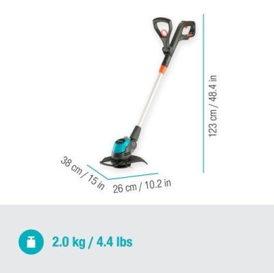 Акумулаторен тример Gardena EasyCut 23/18V P4A Solo, 18 V, 23 см, без батерия и зарядно устройство (14700-55)