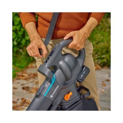 Акумулаторен листосъбирач Gardena BlowVac PowerJetCollect 18V P4A Solo, 18 V, 352 км/ч, 30 л, без батерия и зарядно устройство (14895-55)