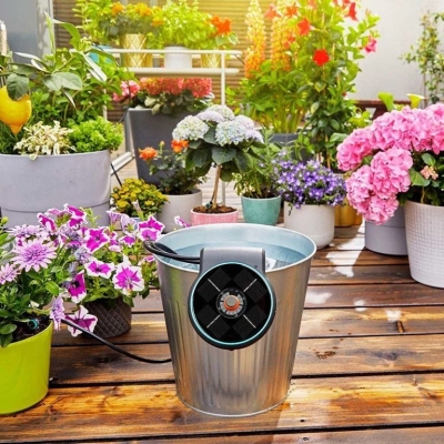 Соларен комплект за капково напояване Gardena AquaBloom, 20 м (13300-20)