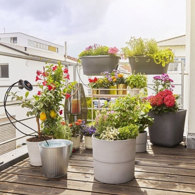 Соларен комплект за капково напояване Gardena AquaBloom, 20 м (13300-20)