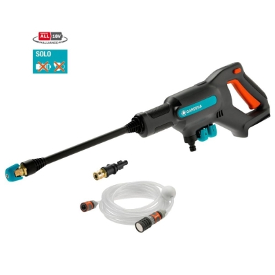 Акумулаторна водоструйка Gardena AquaClean 24/18V P4A Solo, 18 V, 250 л/ч., 24 бара, без батерии и зарядно устройство (14800-55)