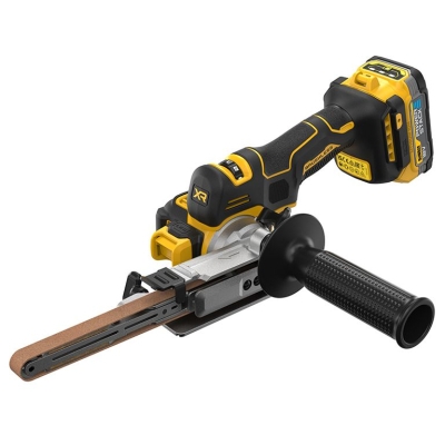 Акумулаторен лентов шлайф DeWALT DCM200E2T, 18 V, 1.7 Ah, 0-1700 м/мин, 457x13 мм