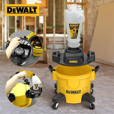 Циклонен прахоуловител за прахосмукачка DeWALT DXVCS002, 23 л