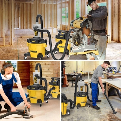 Циклонен прахоуловител за прахосмукачка DeWALT DXVCS002, 23 л