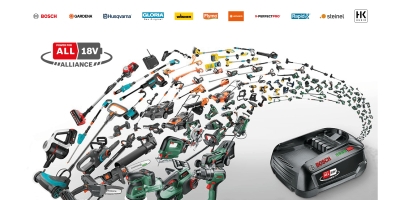 Акумулаторна косачка Bosch Rotak 18V2-38, 2х18 V, 38 см, 500 м2, 40 л, без батерии и зарядно устройство (06008B9M01)