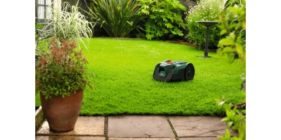 Акумулаторна косачка робот Bosch Visimow 18V-100, 18 V, 4 Ah, 16 см, 100 м2 (06008E1000)