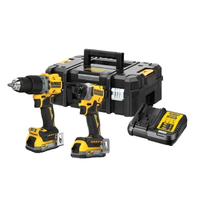Комплект акумулаторни инструменти DeWALT DCK2050E2T, DCD805, DCF850, 18 V, 1.7 Ah