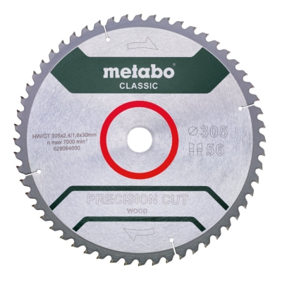 Диск за циркуляр „Precision Cut - Classic“ Metabo Z56, 56, 30 mm