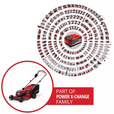 Самоходна акумулаторна косачка GC-CM 36/51 S Li BL (2x5,2Ah) Einhell (3413390)