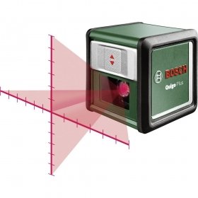 Линеен лазерен нивелир с алуминиев статив BOSCH Quigo Plus, до 5-7м (0603663600)