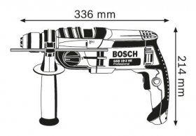Ударна бормашина BOSCH GSB 19-2 RE Professional, 850W