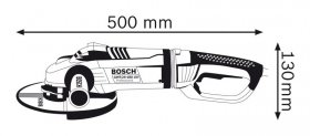 Ъглошлайф BOSCH GWS 24-180 LVI Professional, 2400W, 8500об/мин, ф180мм