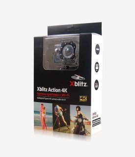 Спортна видеокамера Xblitz Action 4Kx30FPS, 256GB, HDMI, 