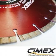 Диамантен диск за строителни материали CIMEX, ф300х20х3.2 мм