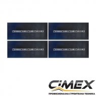 Лопатки за пердашка за бетон CIMEX, 90см, 4бр