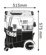 Прахосмукачка за мокро и сухо почистване BOSCH GAS 35 L AFC Professional, 1380W, 35л (06019C3200)