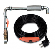 Нагревателен кабел защитаващ от замръзване с термостат DEMA, 8 м