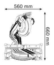 Циркуляр за рязане, чрез потапяне BOSCH GCM 12 JL Professional, 2000W, 305мм