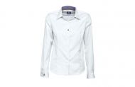 Риза дамска HUSQVARNA, бяла, 100% памук, размер M