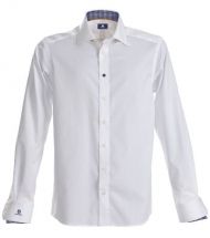 Риза мъжка HUSQVARNA, бяла, 100% памук, размер L