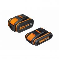 Акумулаторни батерии WORX WA3605, 20 V, 2 Ah + 4 Ah, 2 броя