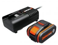 Комплект акумулаторна батерия и зарядно устройство WORX WA3604, 20 V, 4 Ah