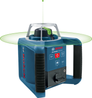 Ротационен лазерен нивелир BOSCH GRL 300 HVG Professional, до 300м, зелен лазерен лъч, LR1, RC1, WM4  (0601061701)