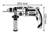 Ударна бормашина BOSCH GSB 21-2 RCT Professional, 1300W