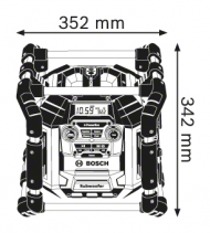 Радио - зарядно устройство Bosch GML 50 Professional, 14.4-18V, Li-Ion