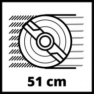 Бензинова самоходна косачка EINHELL GC-PM 51 S HW-T, 2800 W, 51 см, 70 л