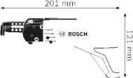 Приставка за винтоверт за сухо строителство BOSCH MA 55 Professional (1600Z0000Y)